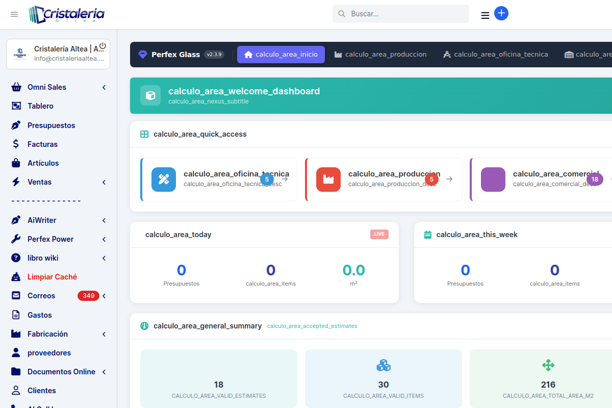 Perfex Glass - Glass Industry Management