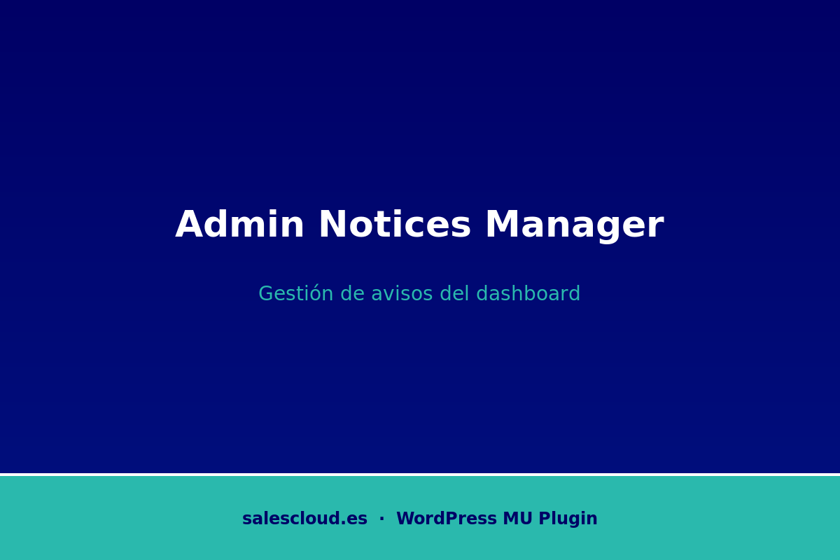 SalesCloud Admin Notices Manager