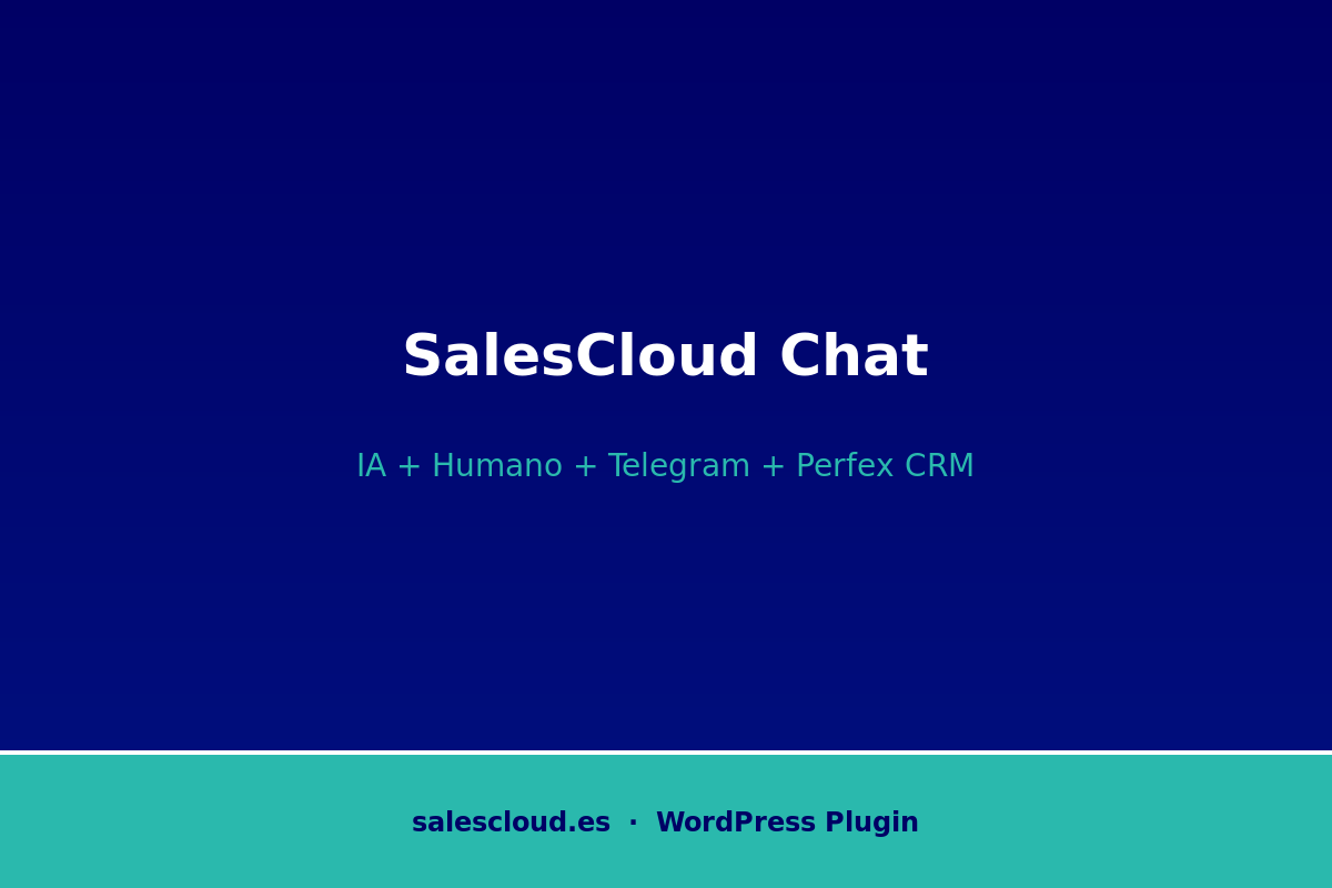 SalesCloud Chat - IA + Humano + Telegram + CRM